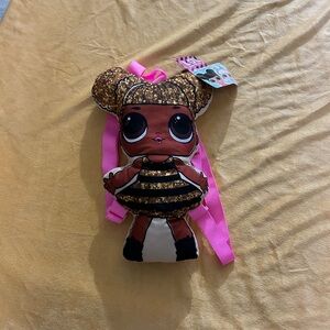 L.O.L. Surprise! Doll Backpack - Gold and Pink